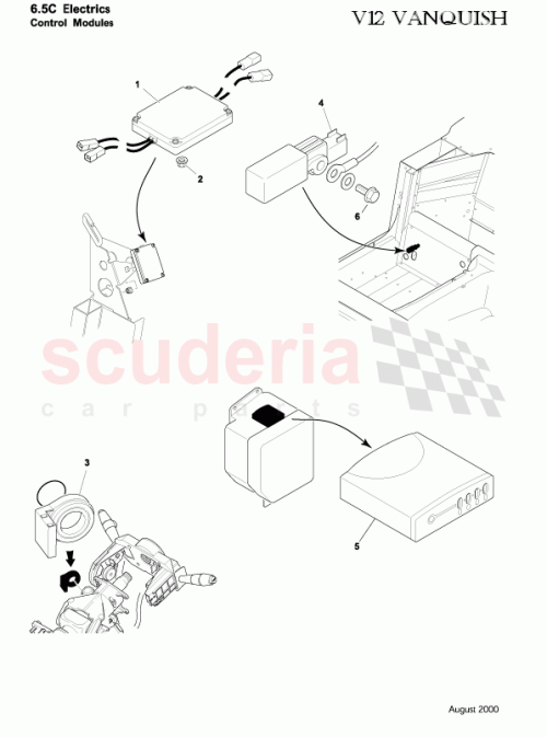 Part Diagram for Aston Martin 37124117AB