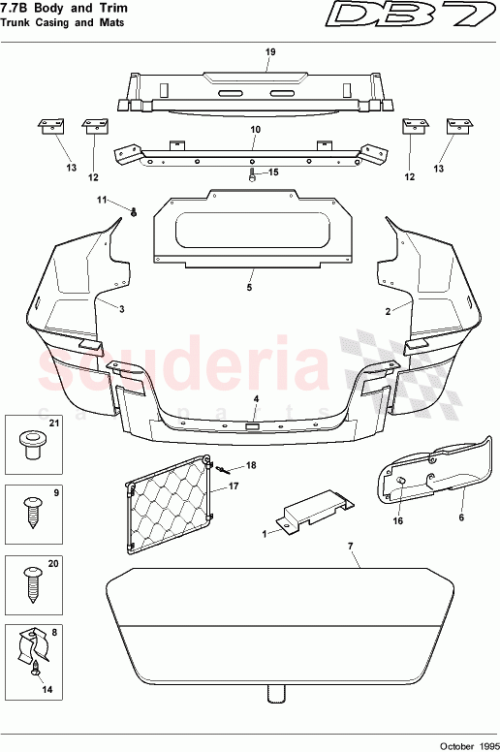 Part Diagram for Aston Martin 83-111300-AAW