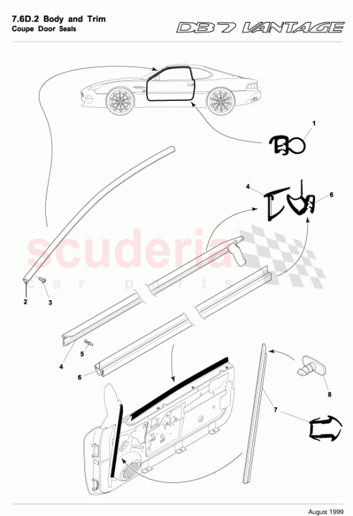 Part Diagram for Aston Martin 77-110889-AA