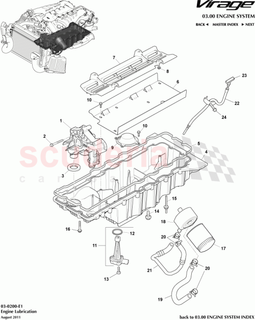 Part Diagram for Aston Martin AG436622AA
