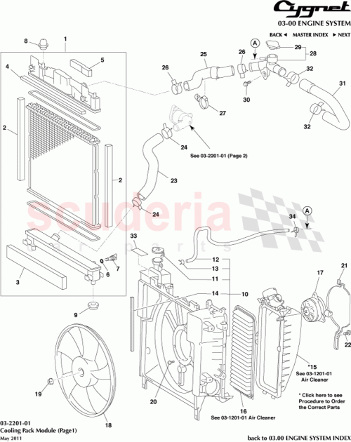 Part Diagram for Aston Martin 16572-47050