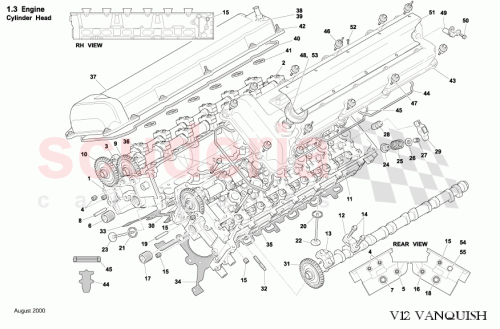 Part Diagram for Aston Martin 4G4317K055