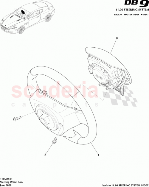 Part Diagram for Aston Martin BG33-042B85-AB
