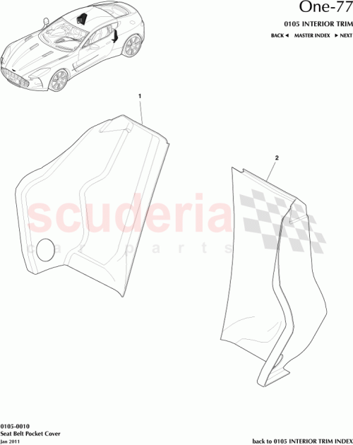 Part Diagram for Aston Martin 12023-10-1020-AD