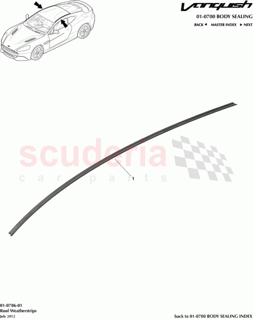 Part Diagram for Aston Martin CD33-16770-AA
