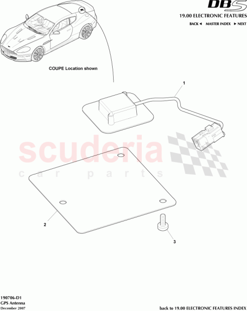 Part Diagram for Aston Martin AG43-18C840-AA