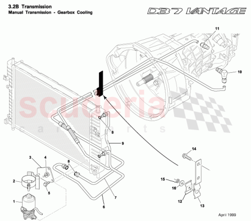 Part Diagram for Aston Martin 697822
