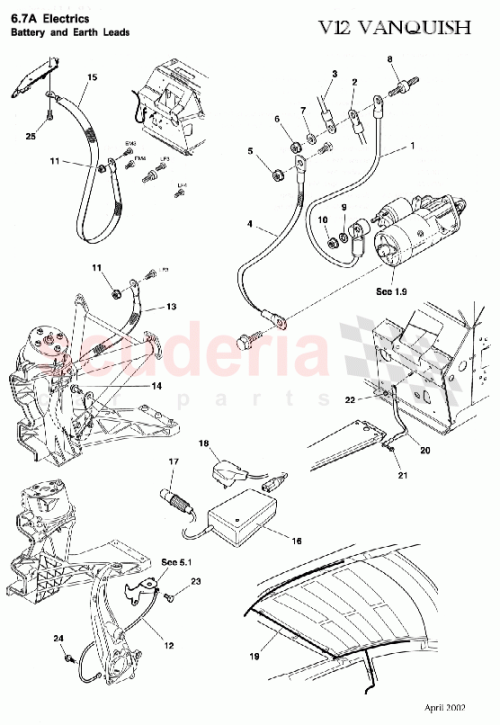 Part Diagram for Aston Martin 1R12371719AA