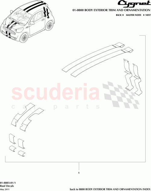 Part Diagram for Aston Martin AY2Y-M99J100-BB