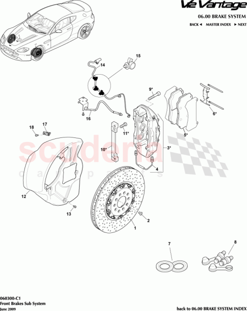 Part Diagram for Aston Martin AD23-2C462-AA