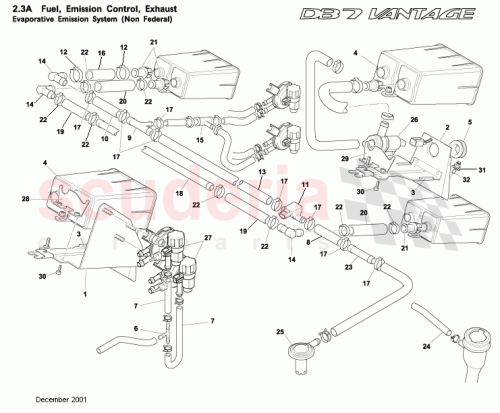Part Diagram for Aston Martin 34-122754-BA