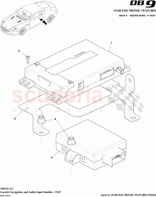 Part Diagram for Aston Martin CG43-10E898-FJ
