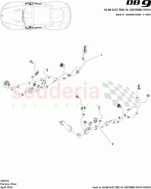 Part Diagram for Aston Martin 8D33-14631-BD