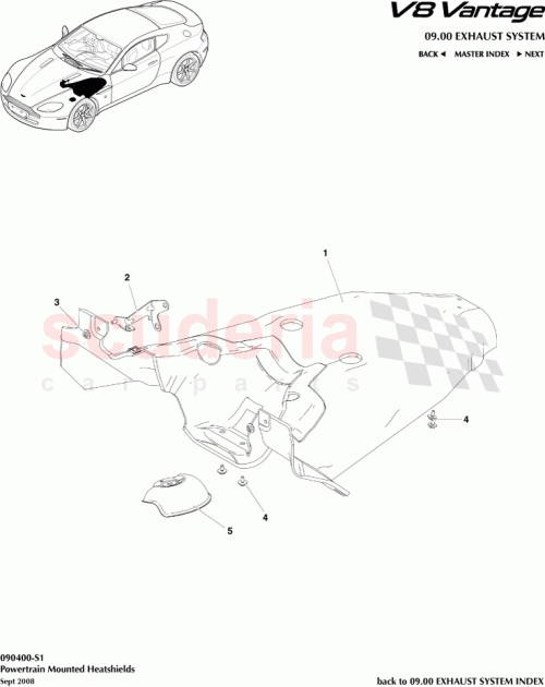 Part Diagram for Aston Martin 6G33-3962-GD