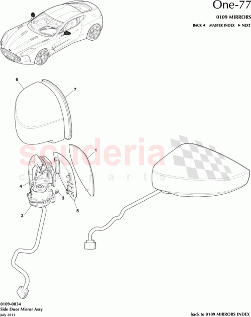 Part Diagram for Aston Martin 12023-03-8899-AC