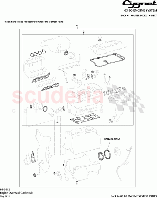 Part Diagram for Aston Martin 04111-47092