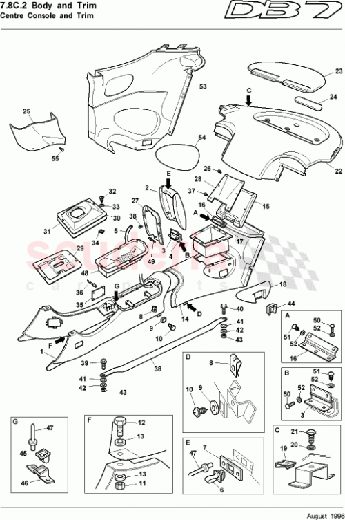 Part Diagram for Aston Martin 8383579