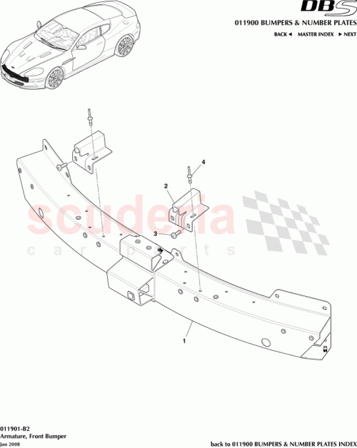 Part Diagram for Aston Martin 7G43-17753-AA