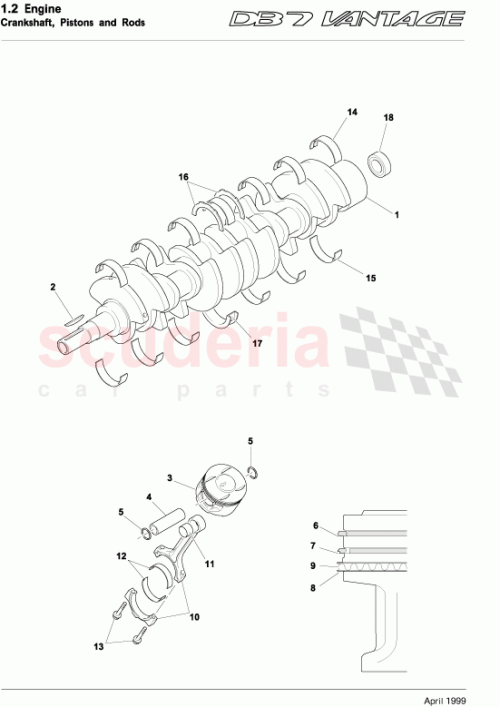 Part Diagram for Aston Martin 02-85015