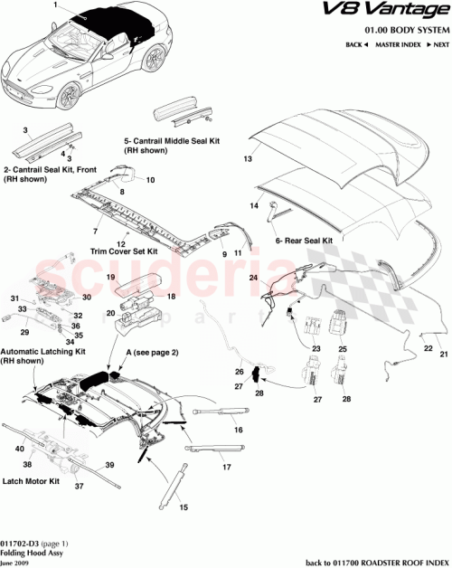 Part Diagram for Aston Martin 4G43-56051-CA