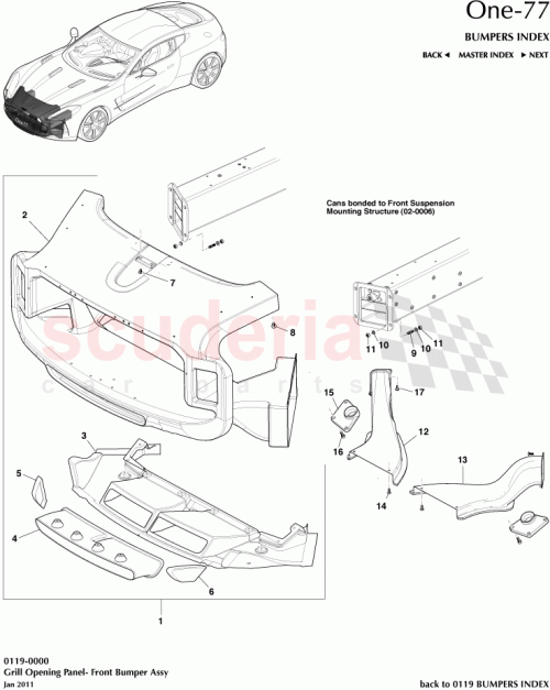 Part Diagram for Aston Martin 12023-09-6034