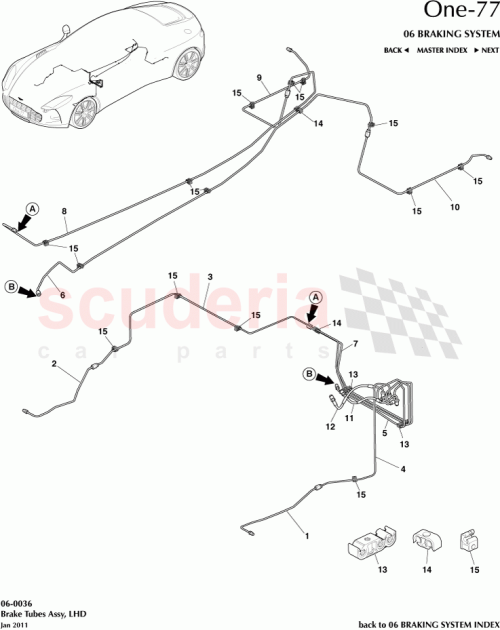 Part Diagram for Aston Martin 12023-03-8308-AB