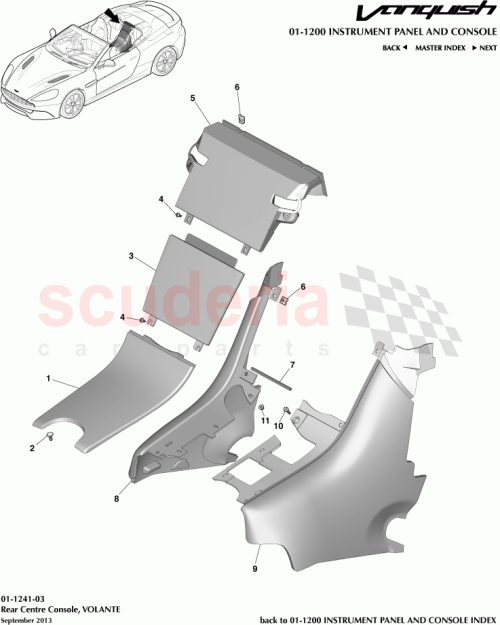 Part Diagram for Aston Martin ED33-L045C63-AAW