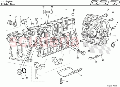 Part Diagram for Aston Martin 01-83031