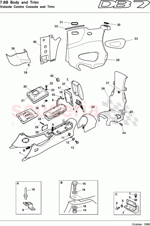 Part Diagram for Aston Martin 77-83739