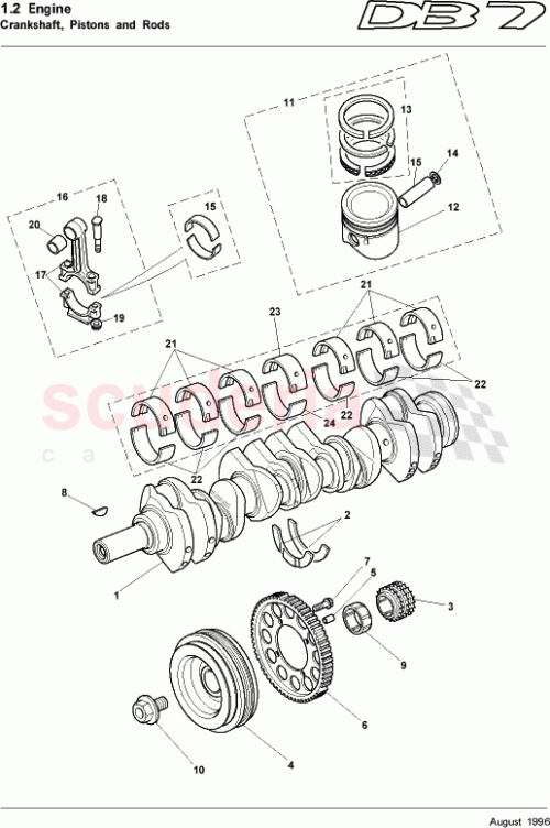 Part Diagram for Aston Martin 02-80028
