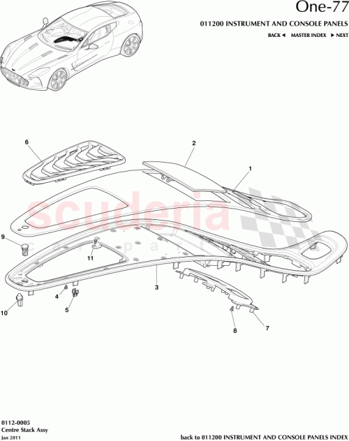 Part Diagram for Aston Martin 12023-14-6151-CH