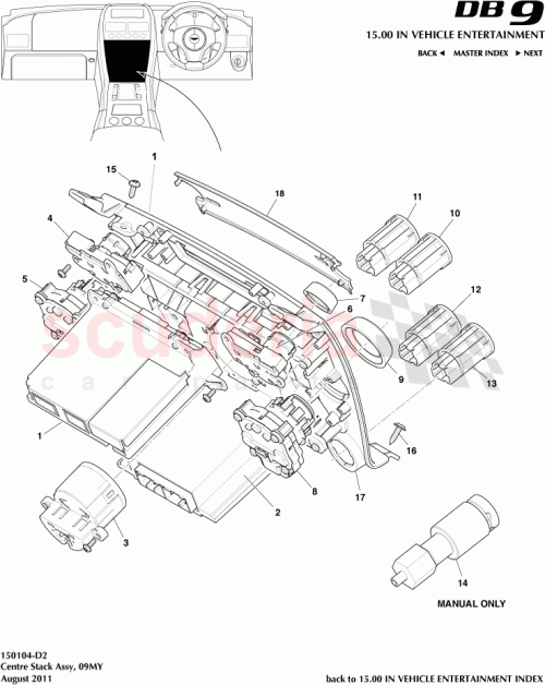 Part Diagram for Aston Martin AG43-37-11210