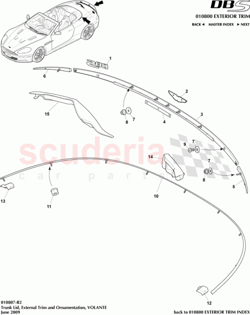 Part Diagram for Aston Martin 9G43-L53984-AC