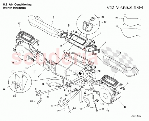 Part Diagram for Aston Martin 1R123710213