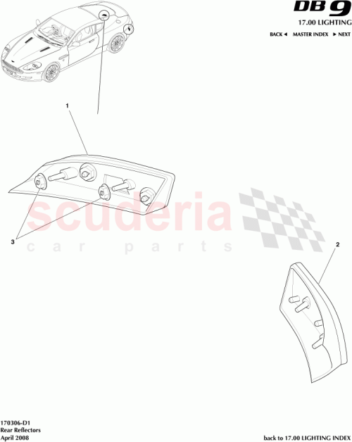 Part Diagram for Aston Martin 4G43-13A571-BA