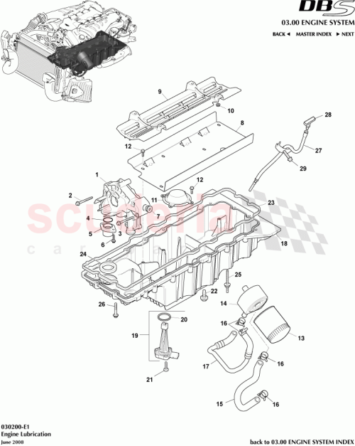 Part Diagram for Aston Martin XR1E6674AA