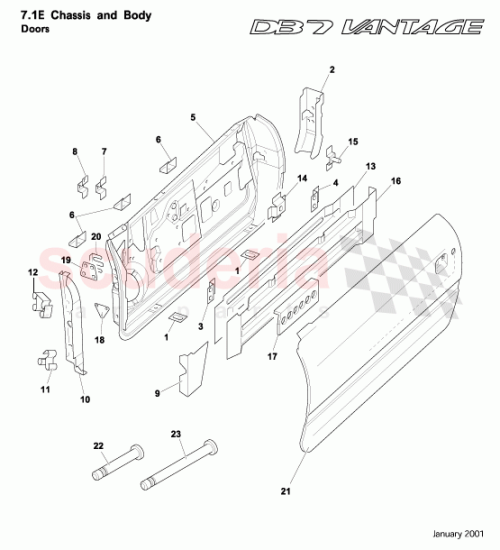 Part Diagram for Aston Martin 65-82787