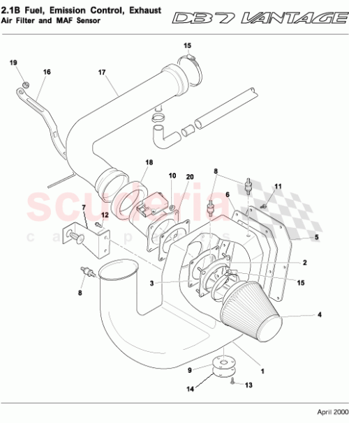 Part Diagram for Aston Martin 12-120280-AA