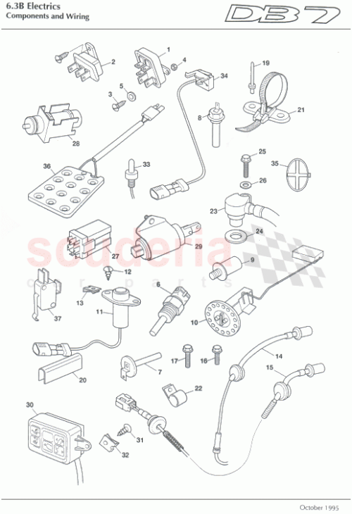 Part Diagram for Aston Martin 90-84577
