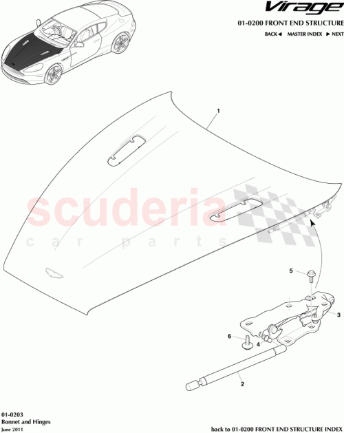 Part Diagram for Aston Martin CG4316800AA