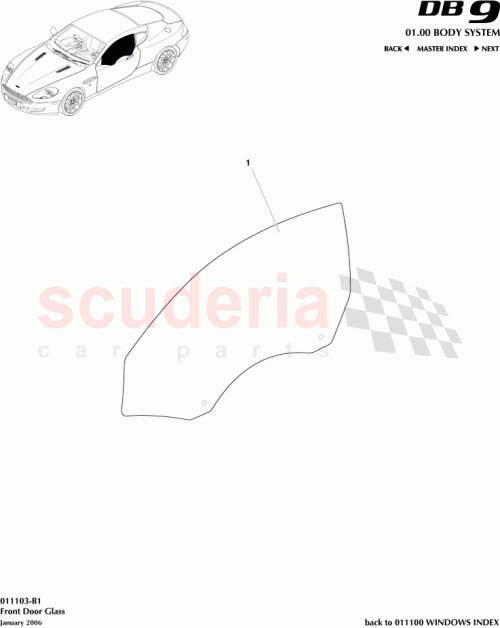 Part Diagram for Aston Martin 4G43-F21411-AE