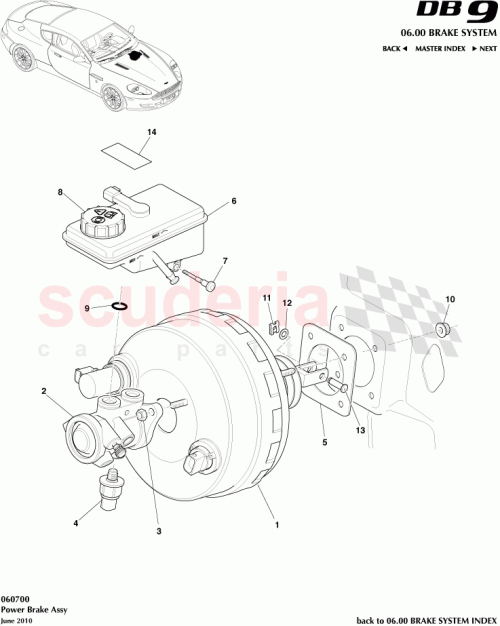 Part Diagram for Aston Martin 4G43-33-10212