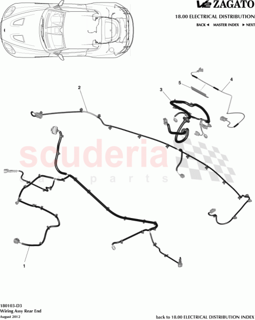 Part Diagram for Aston Martin CY83-14A227-AB