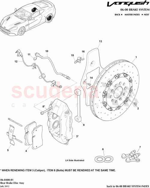 Part Diagram for Aston Martin AD23-2C465-GA