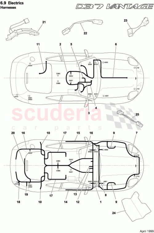 Part Diagram for Aston Martin 37-124191-AC