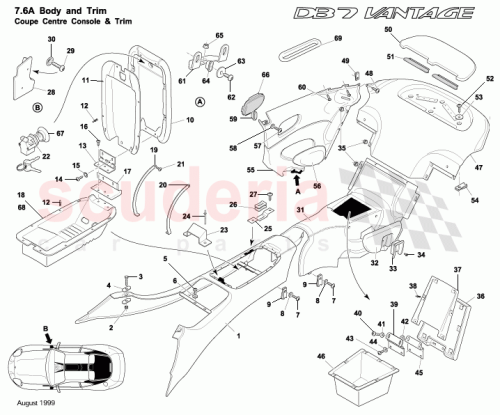 Part Diagram for Aston Martin 83-123736-AAW