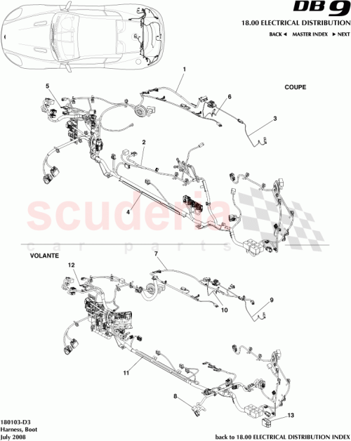 Part Diagram for Aston Martin 4G43-14A227-GA