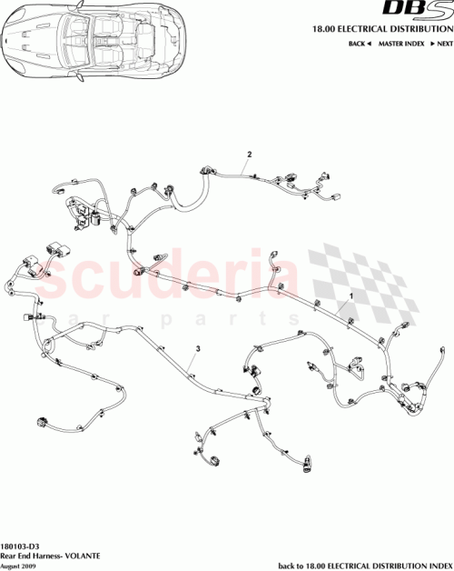 Part Diagram for Aston Martin 9D33-7C078-AC