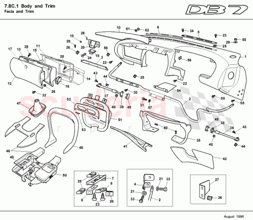 Part Diagram for Aston Martin 80-90018