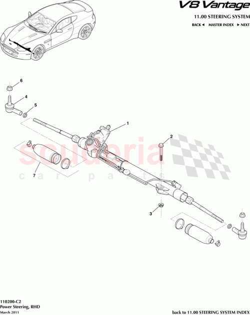 Part Diagram for Aston Martin BG233200BA